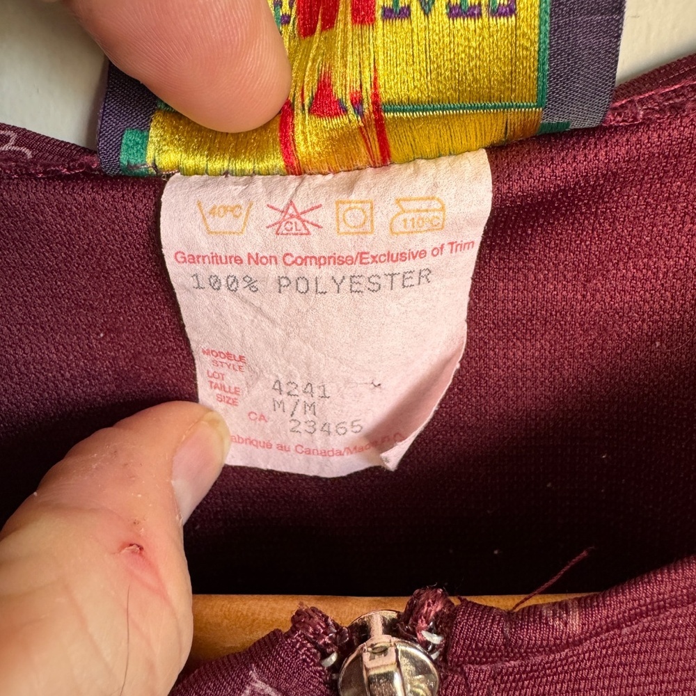Higher State Women's Vintage Long‎ Sleeve Floral Zip Up Shacket Burgundy/Wine M - Picture 5 of 14
